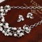 SET bijuterii mireasa fashion colier si cercei placate cu perle si cristale#3