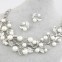 SET bijuterii mireasa fashion colier si cercei placate cu perle si cristale#4
