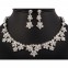 SET bijuterii mireasa colier cercei si tiara placate cu Argint 925 si cristale#2