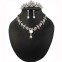 SET bijuterii mireasa colier cercei si tiara placate cu Argint 925 si cristale#3